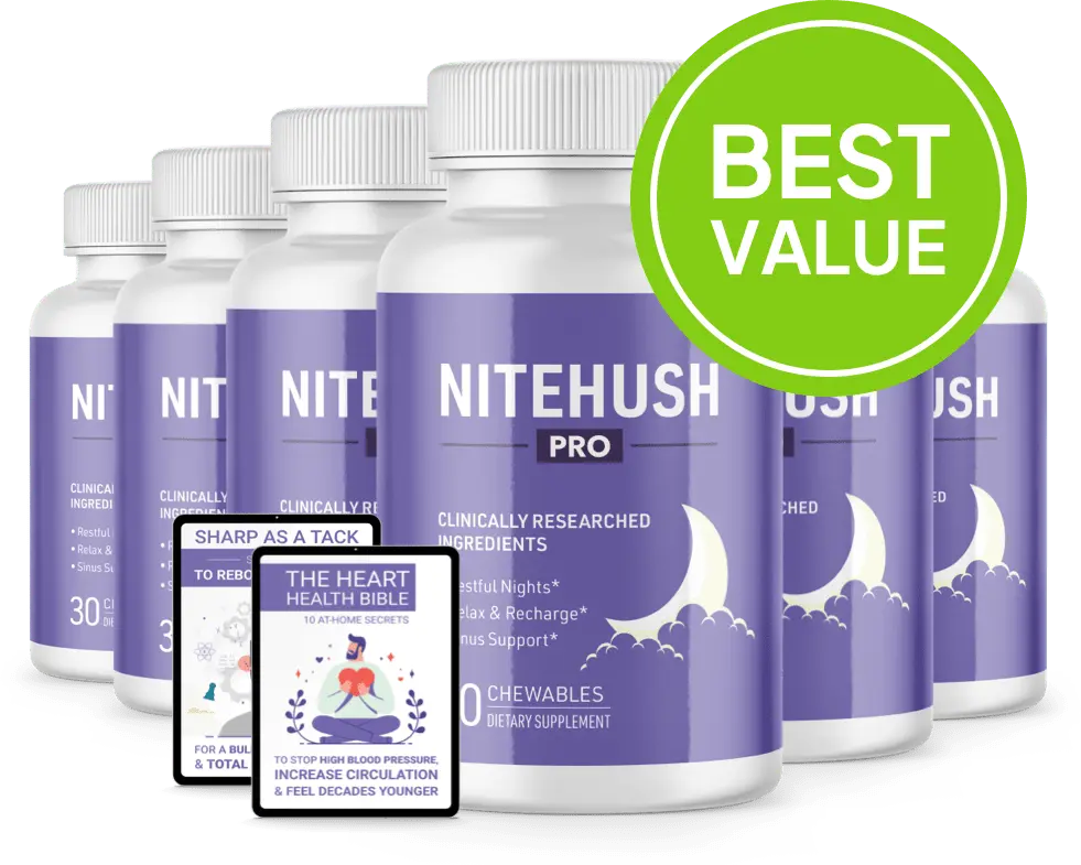 Nitehush Pro 6 bottles